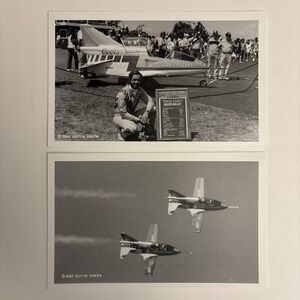 Coors Light Silver Bullet Plane Photos 1986–87 Dottie Gheen Airshow Prints 2 Pcs